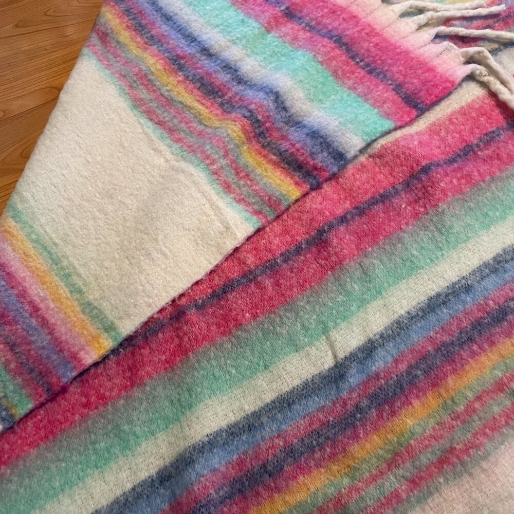 FREE PEOPLE Fringe Throw Blanket - SO soft!! - Picture 5 of 12